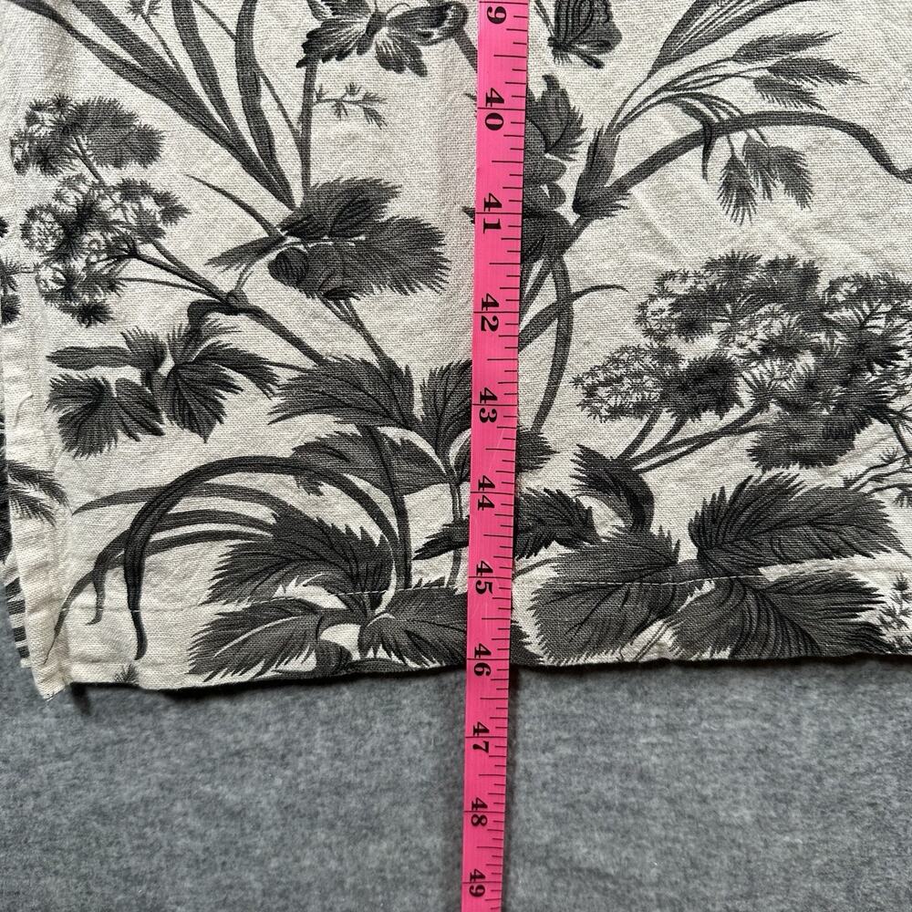 TY Wear Beige Black Floral Sleeveless Round Neck Midi Dress Women’s S - Picture 5 of 8